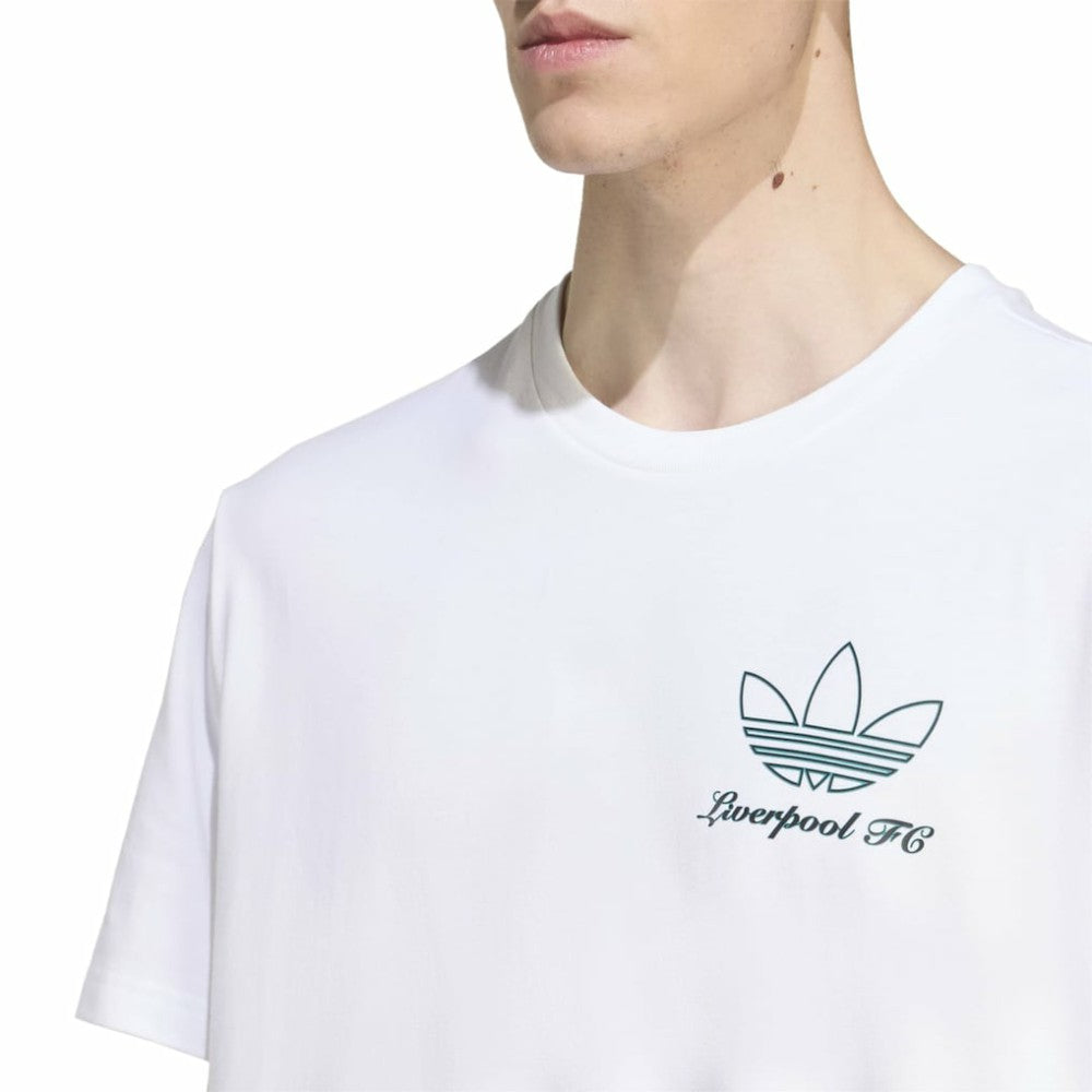 Liverpool Terrace Icons Collection Graphic T-Shirt White - Adidas