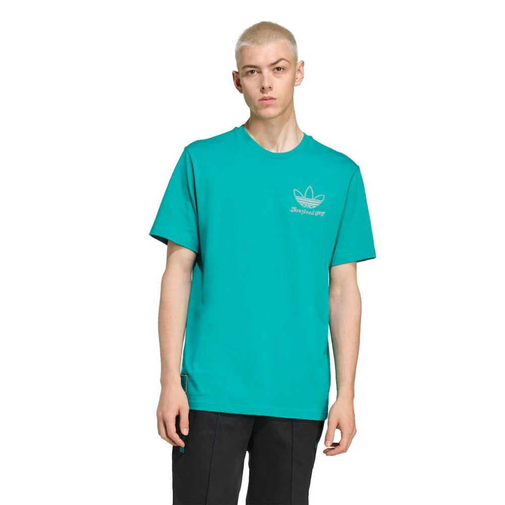 Liverpool Terrace Icons Collection Graphic T-Shirt Green - Adidas