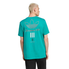 Liverpool Terrace Icons Collection Graphic T-Shirt Green - Adidas