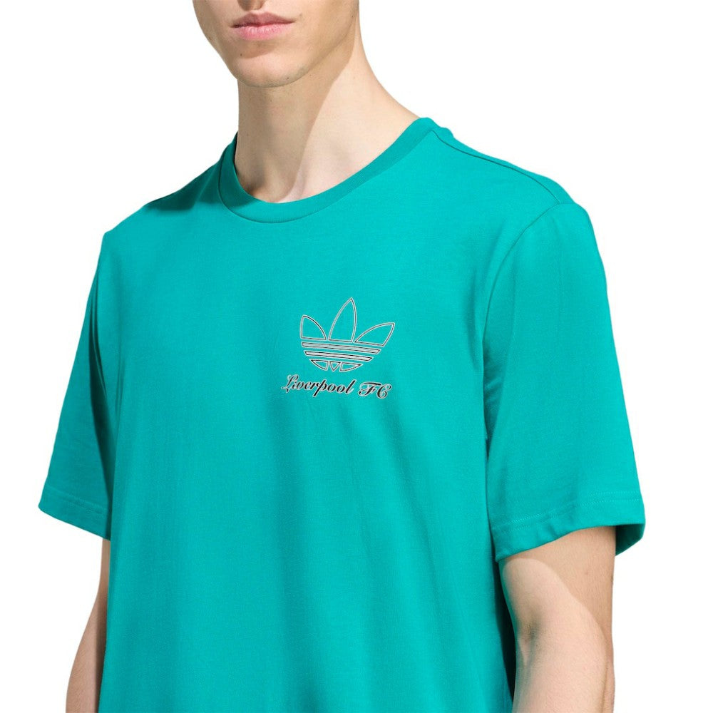 Liverpool Terrace Icons Collection Graphic T-Shirt Green - Adidas