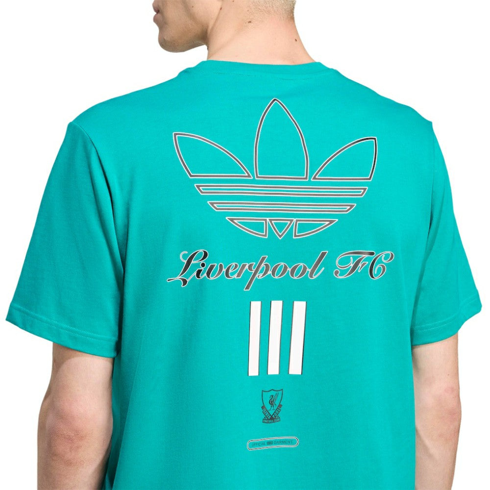 Liverpool Terrace Icons Collection Graphic T-Shirt Green - Adidas