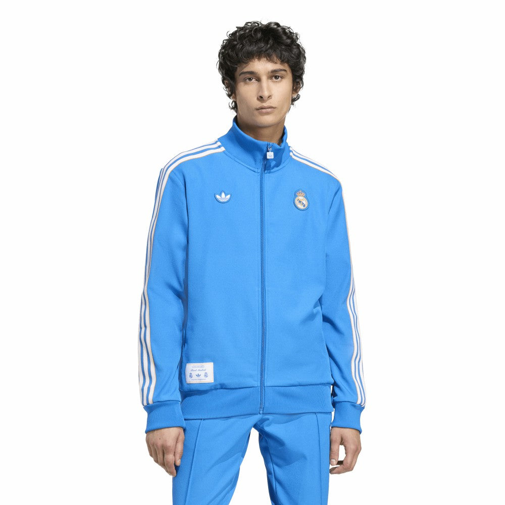 Real Madrid Terrace Icons Full-Zip Track Jacket Blue - Adidas