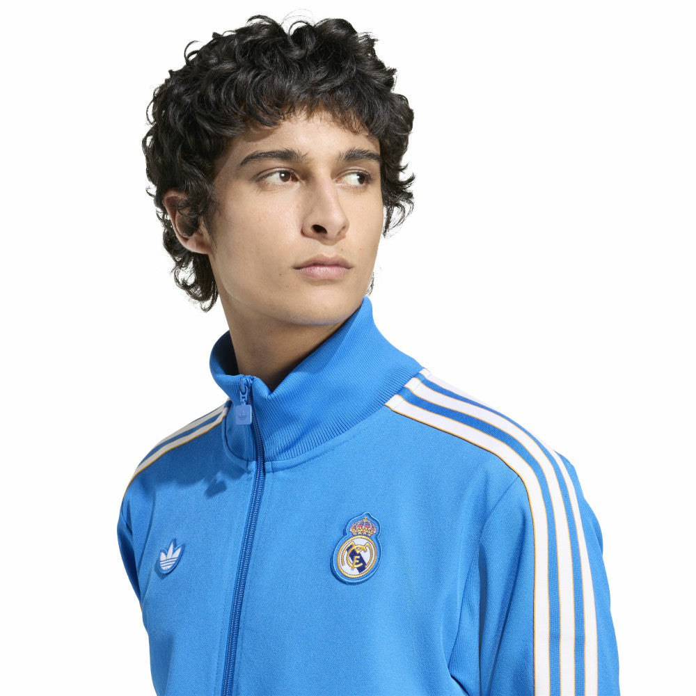 Real Madrid Terrace Icons Full-Zip Track Jacket Blue - Adidas