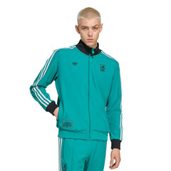 Liverpool Terrace Icons Full-Zip Track Jacket Green - Adidas