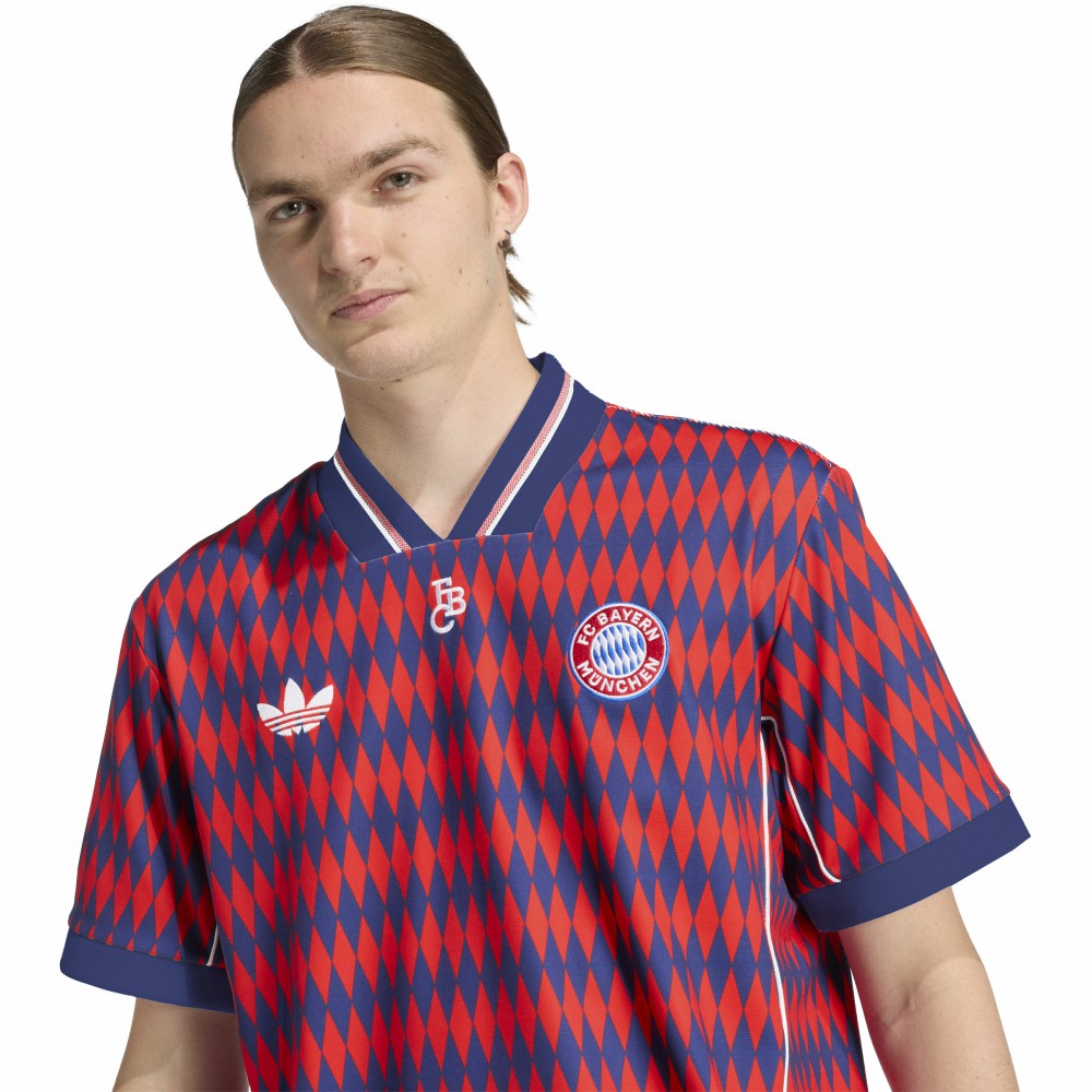 Bayern Munich Unisex Lifestyler Fashion Jersey Red - Adidas