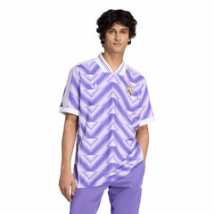 Real Madrid Unisex Lifestyler Fashion Jersey Purple - Adidas