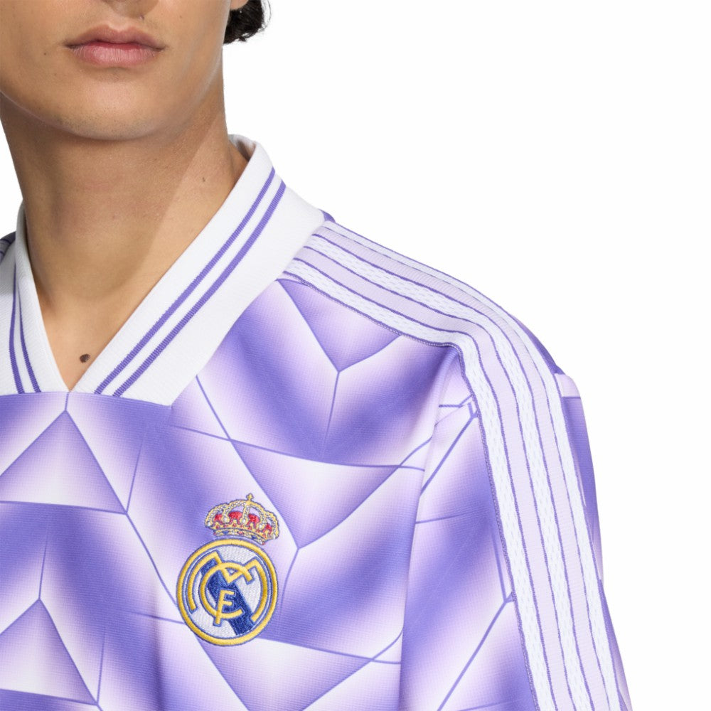 Real Madrid Unisex Lifestyler Fashion Jersey Purple - Adidas
