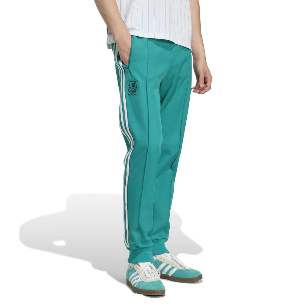 Liverpool Lifestyler Track Pants Green - Adidas