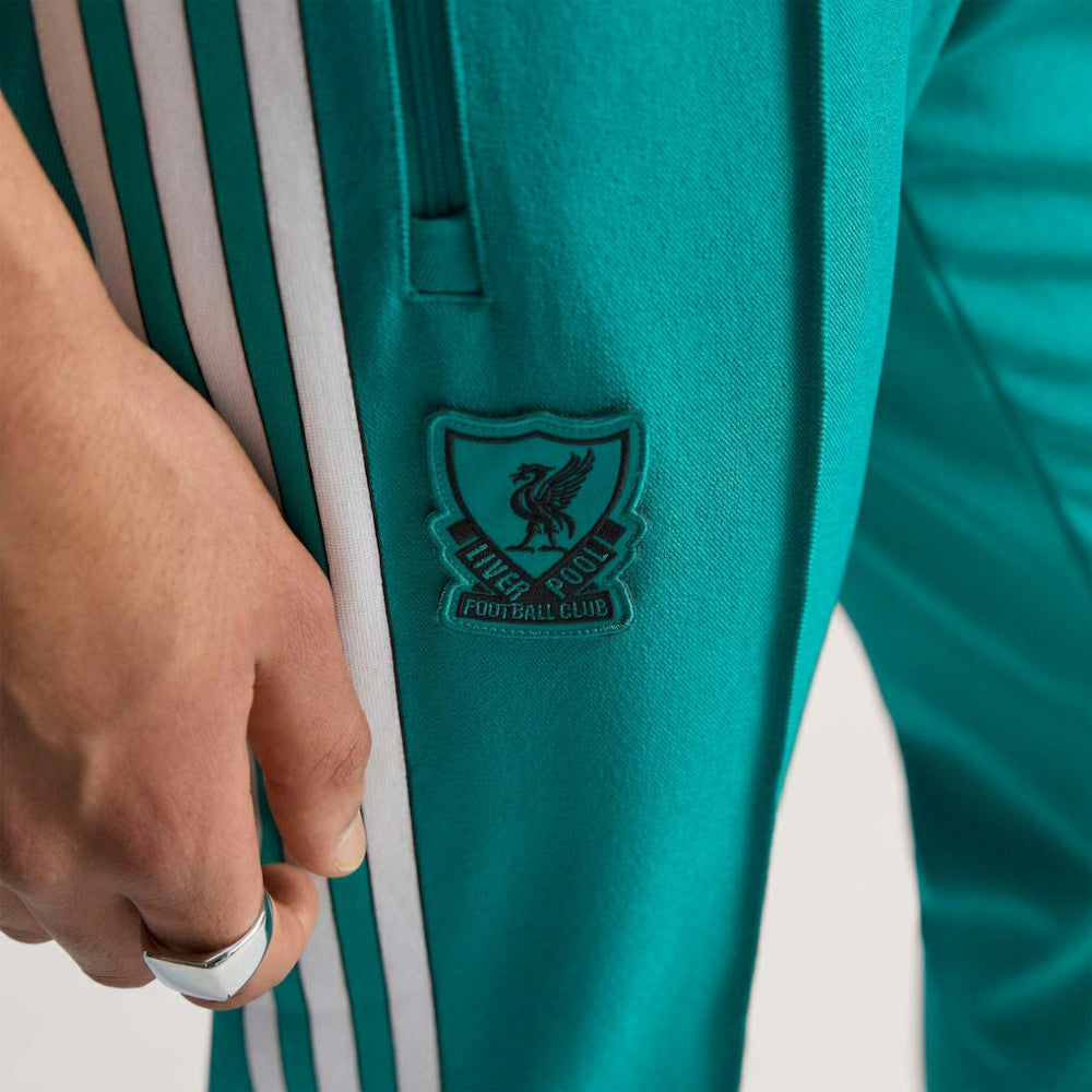 Liverpool Lifestyler Track Pants Green - Adidas