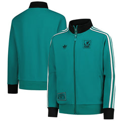 Liverpool Youth Terrace Icons Full-Zip Track Jacket Green - Adidas