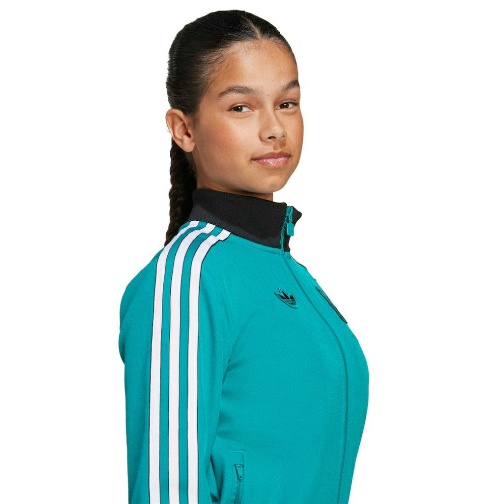 Liverpool Youth Terrace Icons Full-Zip Track Jacket Green - Adidas