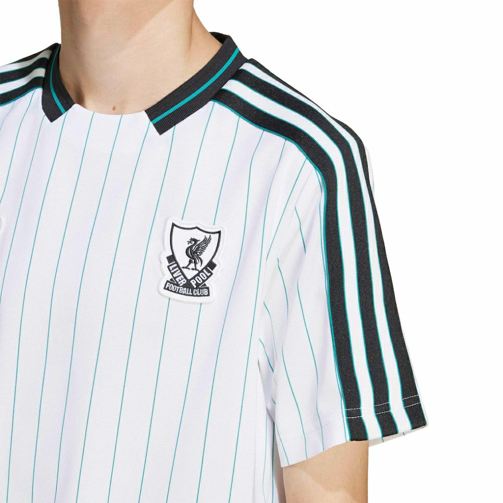 Liverpool Youth Terrace Icons Fashion Jersey White - Adidas