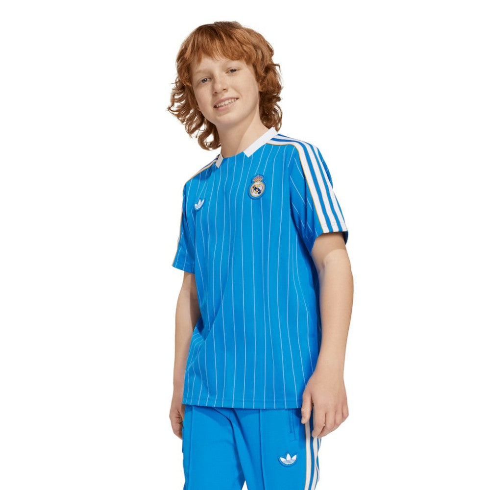 Real Madrid Youth Terrace Icons Jersey Blue - Adidas