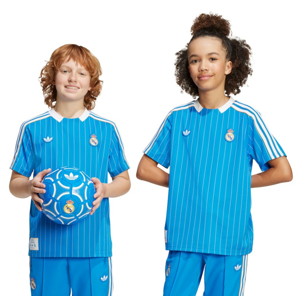 Real Madrid Youth Terrace Icons Jersey Blue - Adidas