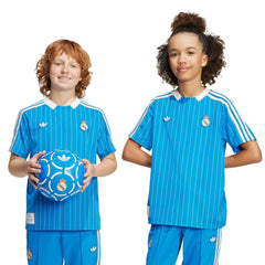 Real Madrid Youth Terrace Icons Jersey Blue - Adidas