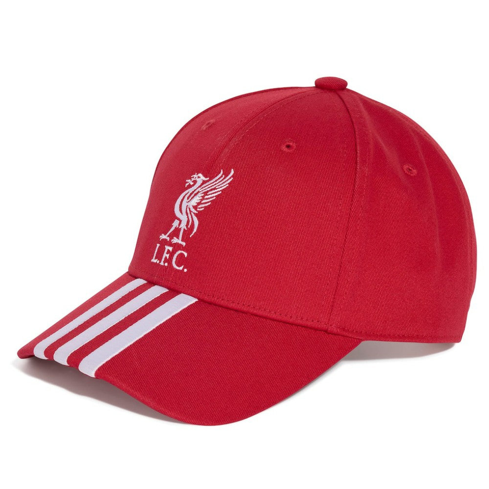 Liverpool Unisex Three-Stripe Dad Adjustable Hat Red - Adidas