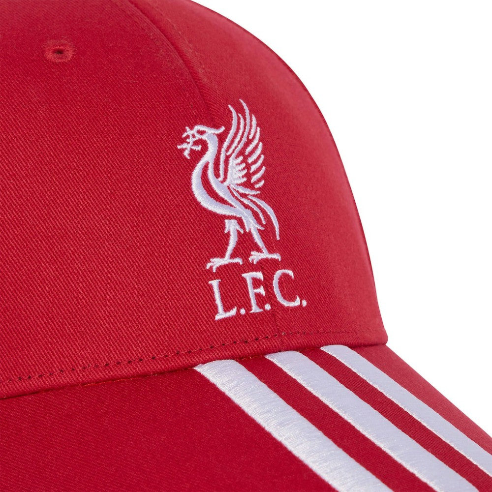 Liverpool Unisex Three-Stripe Dad Adjustable Hat Red - Adidas