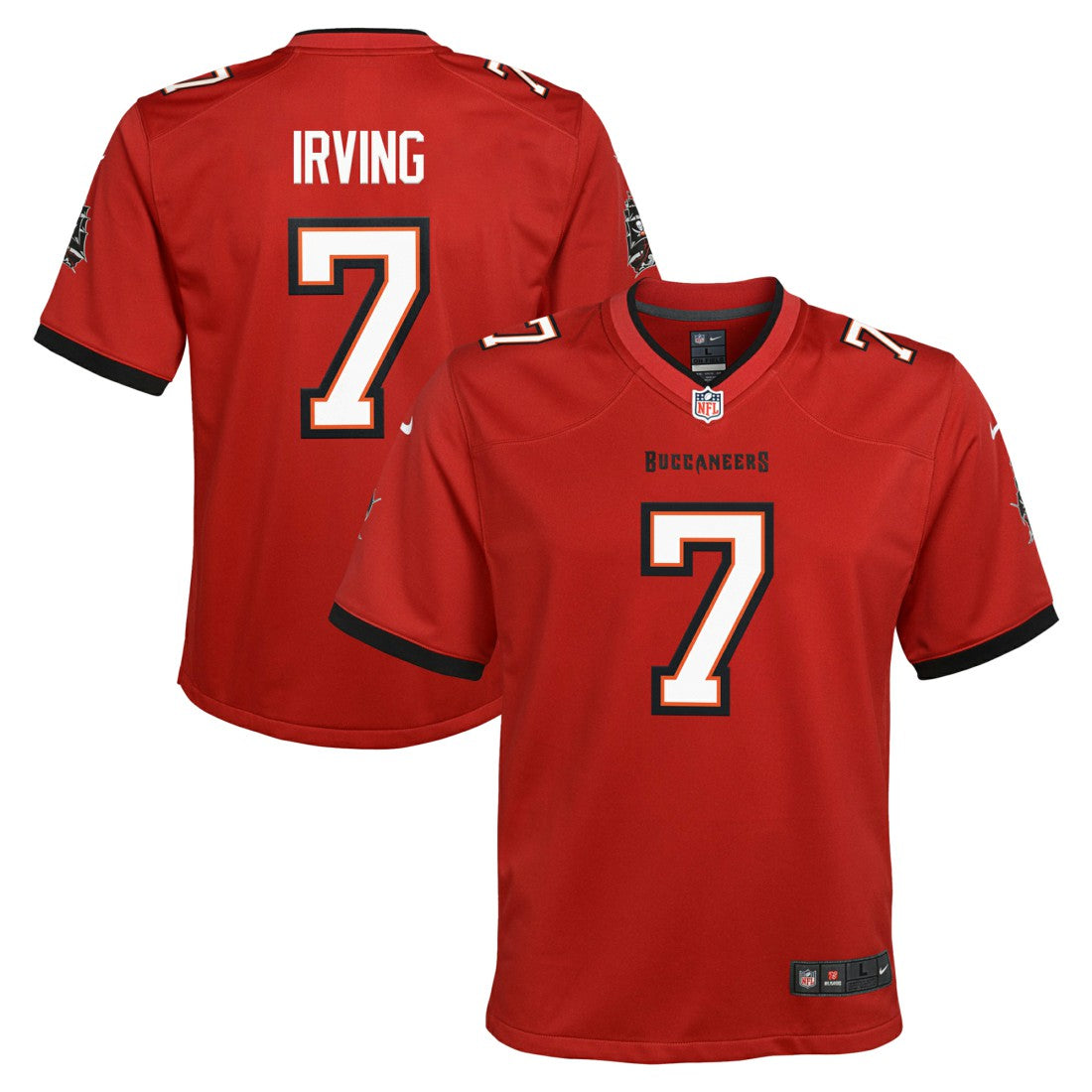 Tampa Bay Buccaneers Nike Bucky Irving  Youth Game Jersey