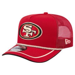 San Francisco 49ers New Era Vintage Team Rope A-Frame Trucker 9FIFTY Snapback Hat