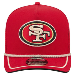 San Francisco 49ers New Era Vintage Team Rope A-Frame Trucker 9FIFTY Snapback Hat