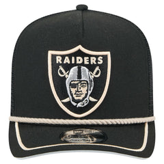 Las Vegas Raiders New Era Vintage Team Rope A-Frame Trucker 9FIFTY Snapback Hat