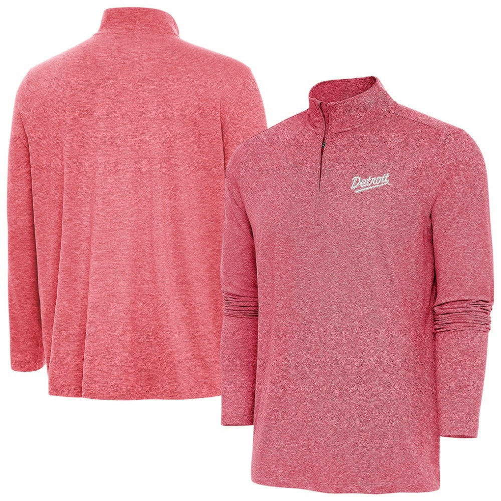 Detroit Red Wings Antigua 2025 NHL Stadium Series Hunk Quarter-Zip Jacket Sale
