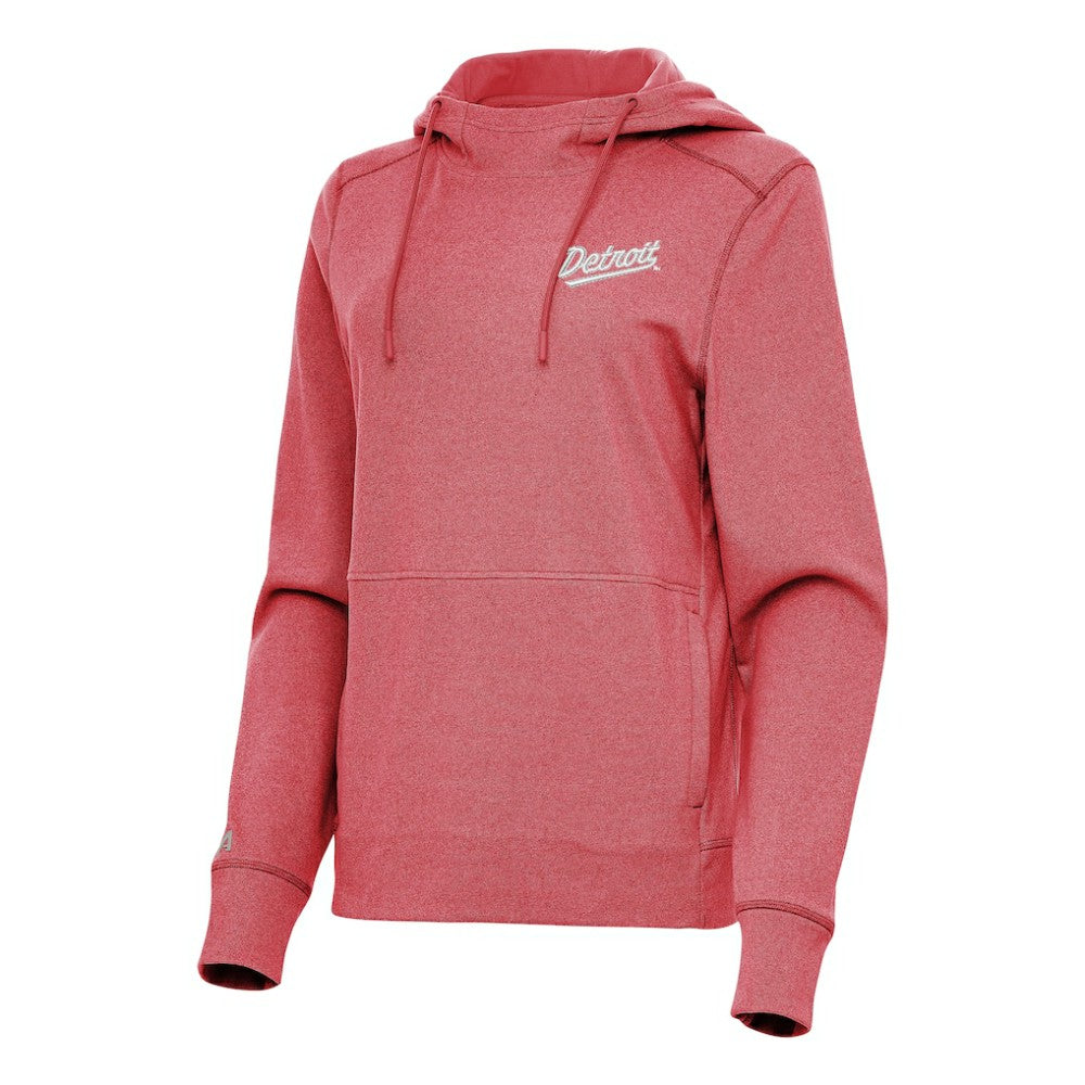 Detroit Red Wings Antigua Women's 2025 NHL Stadium Series Justice Pullover Hoodie On Sale