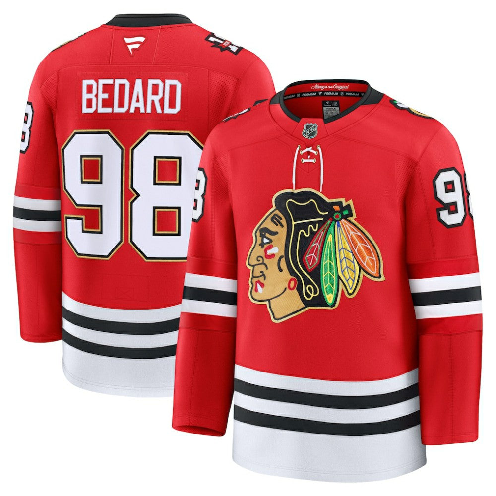 Connor Bedard Chicago Blackhawks Fanatics Centennial Premium Player Jersey Sale
