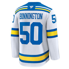 Jordan Binnington St. Louis Blues Fanatics Away Premium Player Jersey Outlet