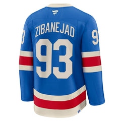 Mika Zibanejad New York Rangers Fanatics Centennial Premium Jersey For Sale