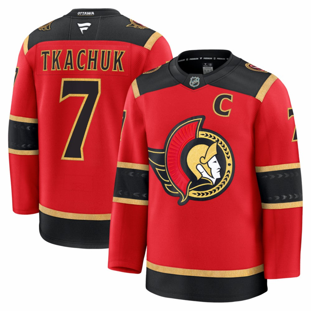 Brady Tkachuk Ottawa Senators Fanatics Alternate Premium Jersey For Sale
