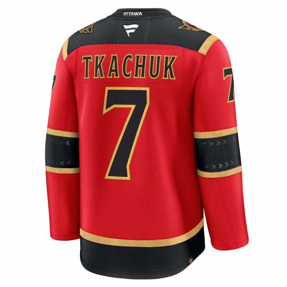 Brady Tkachuk Ottawa Senators Fanatics Alternate Premium Jersey For Sale