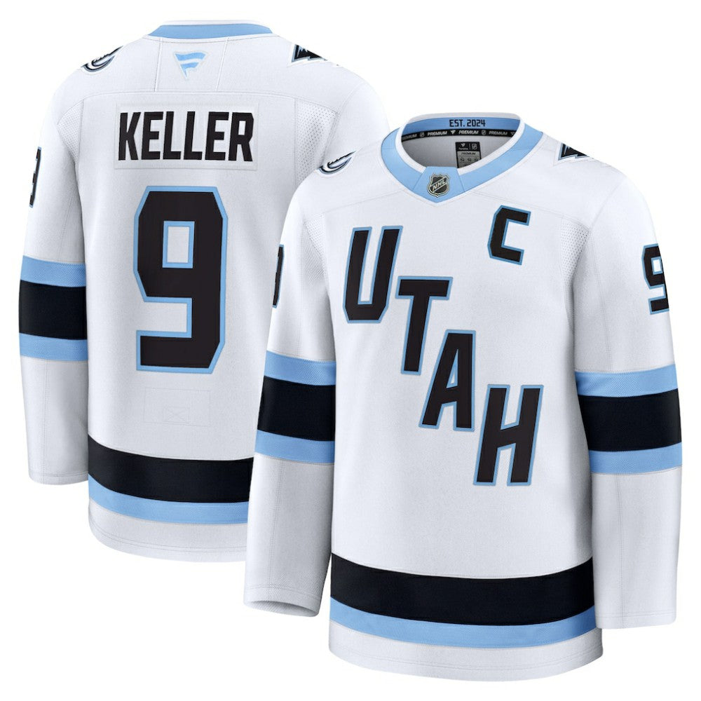 Clayton Keller Utah Mammoth Fanatics Away Premium Player Jersey For Sale