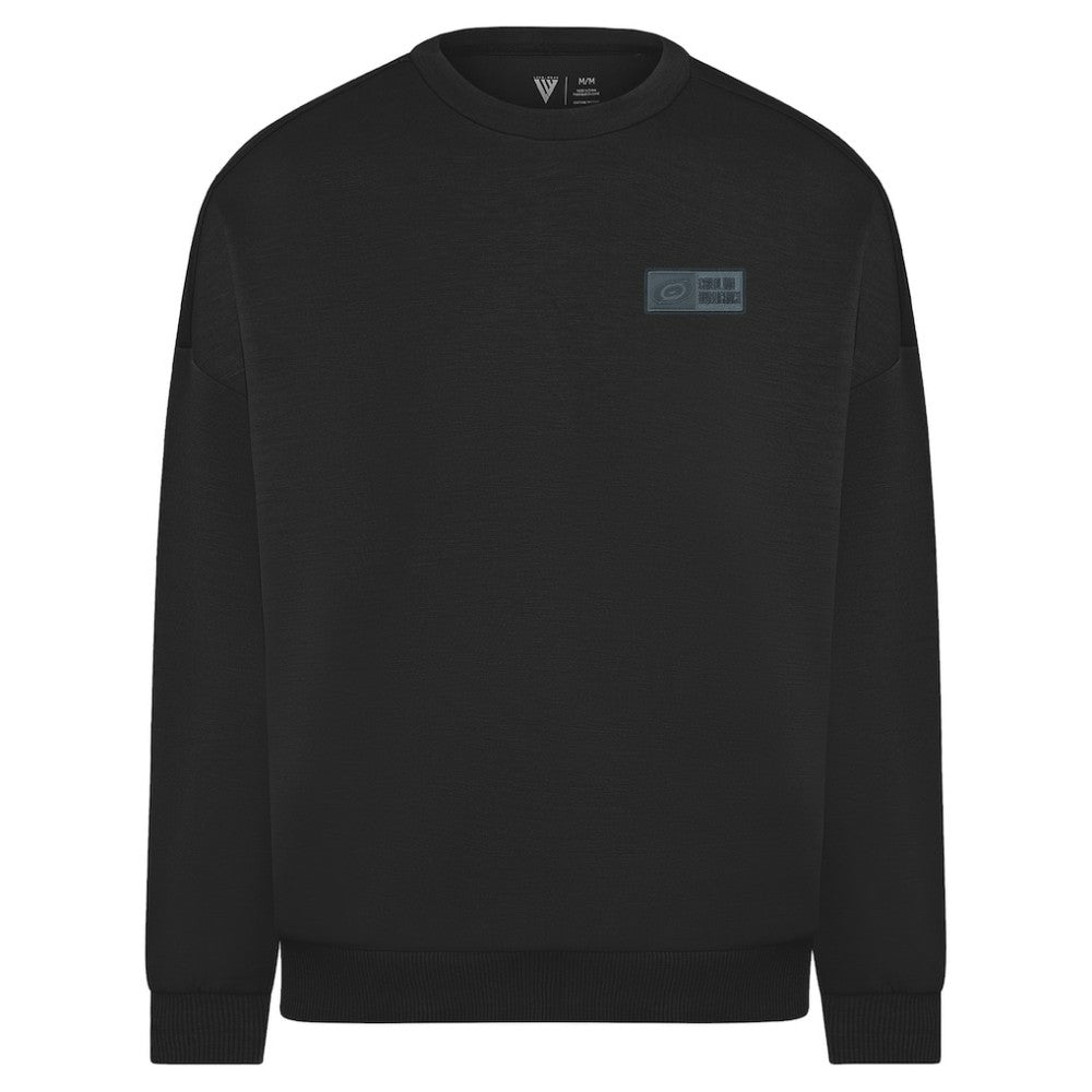 Carolina Hurricanes Levelwear Luxe Signature Lineage Tri-Blend Pullover Sweatshirt For Sale