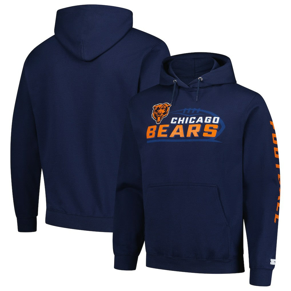 Chicago Bears  Starter Vintage Pullover Hoodie