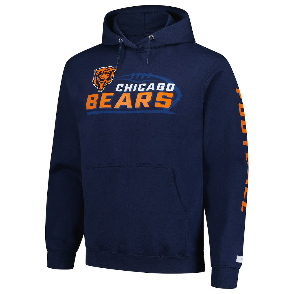 Chicago Bears  Starter Vintage Pullover Hoodie
