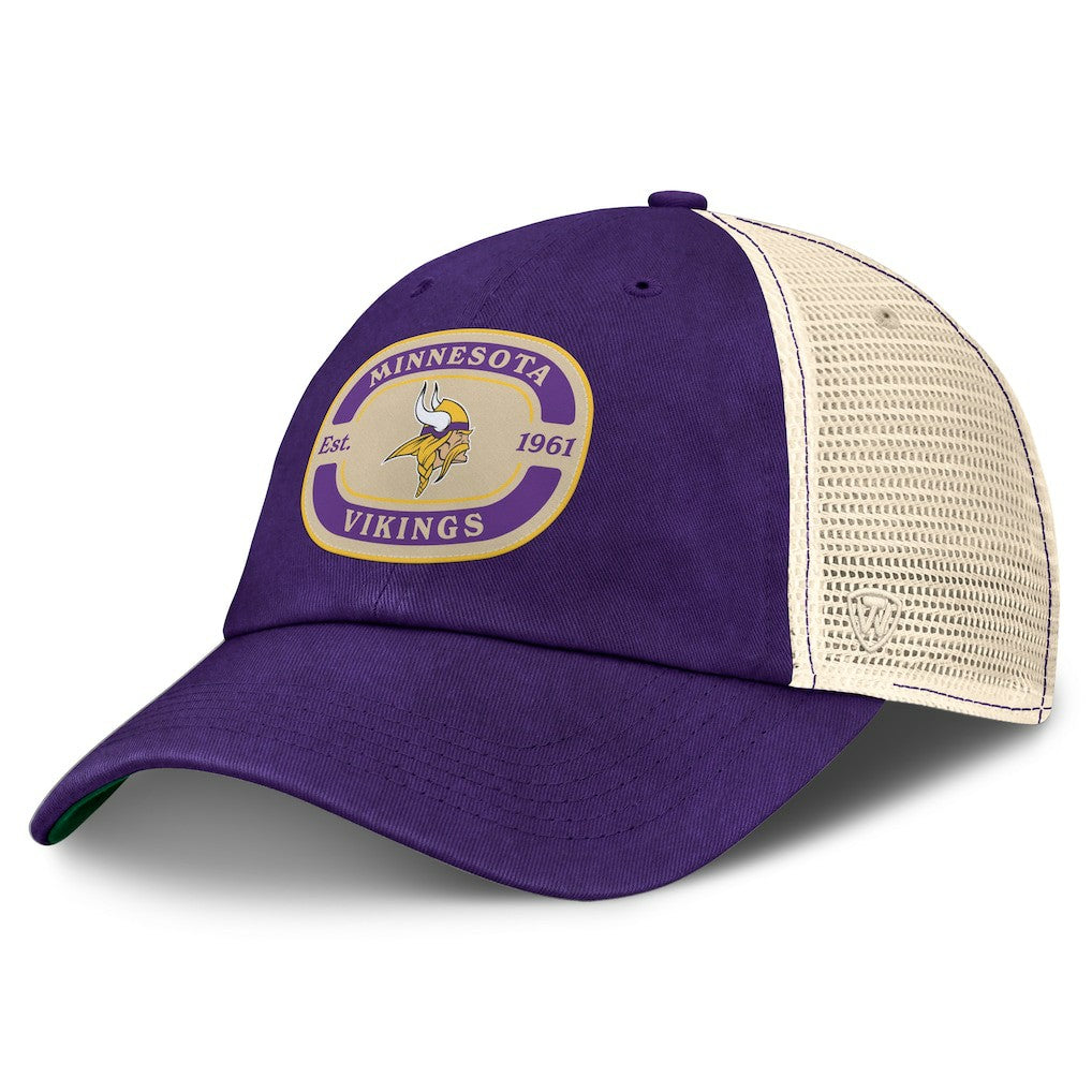 Minnesota Vikings  Top of the World Team Patch Adjustable Hat