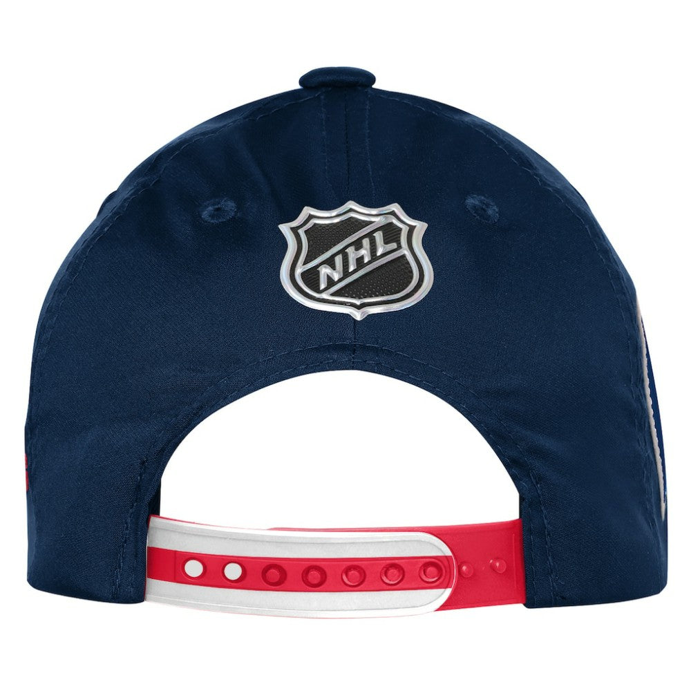 New York Rangers Fanatics Youth 2025 NHL Draft Authentic Pro On-Stage Podium Adjustable Hat On Sale