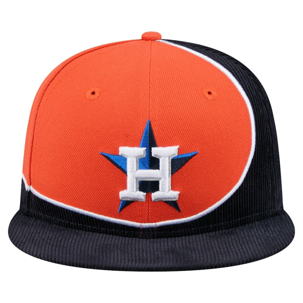 Houston Astros New Era Retro Split Corduroy Snapback Hat | MLB Online