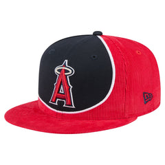 Los Angeles Angels New Era Retro Split Corduroy Snapback Hat | MLB On Sale