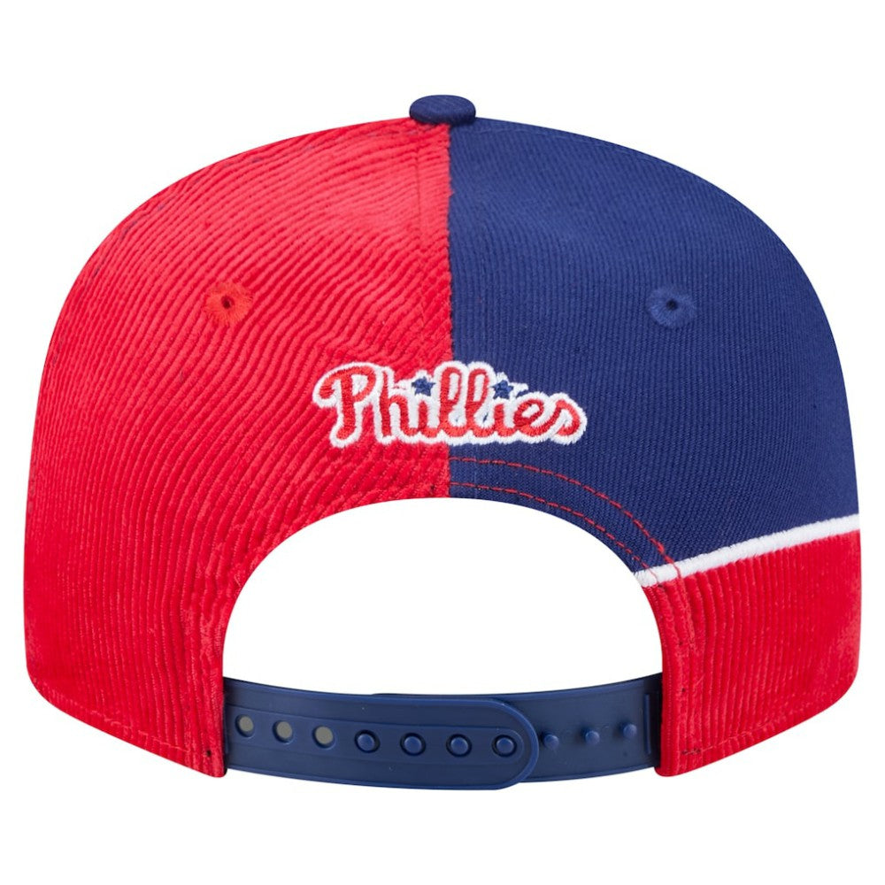 Philadelphia Phillies New Era Retro Split Corduroy Snapback Hat | MLB Outlet