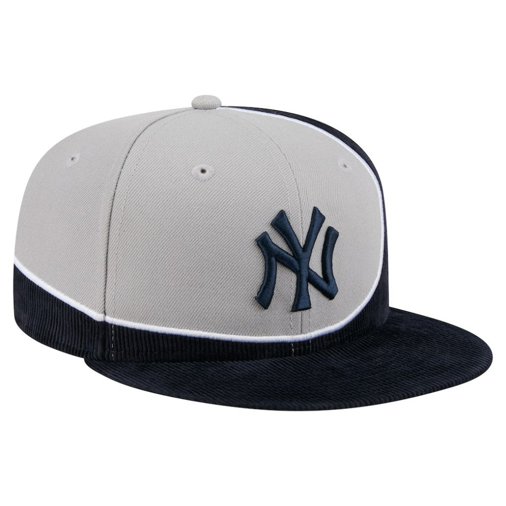 New York Yankees New Era Retro Split Corduroy Snapback Hat | MLB Shop