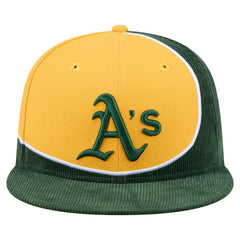 Athletics New Era Retro Split Corduroy Snapback Hat | MLB Online