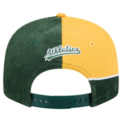 Athletics New Era Retro Split Corduroy Snapback Hat | MLB Online