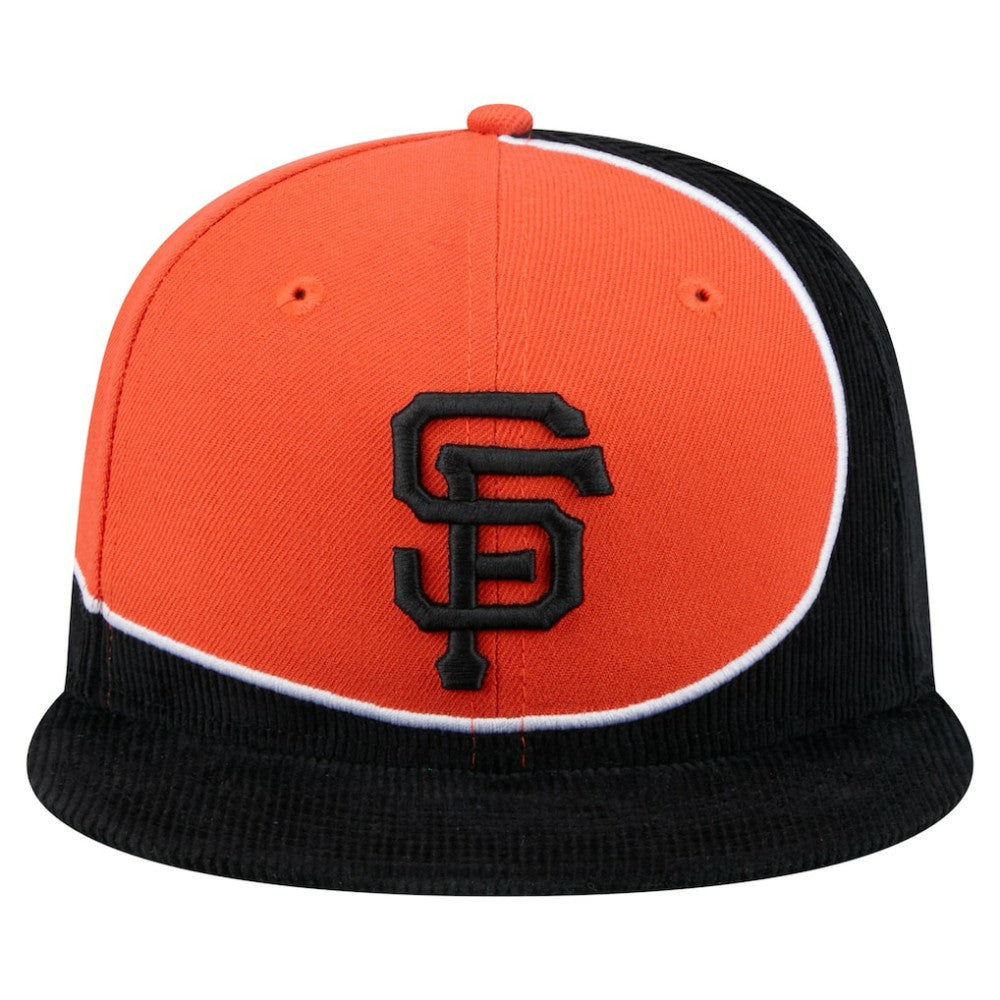 San Francisco Giants New Era Retro Split Corduroy Snapback Hat | MLB Shop