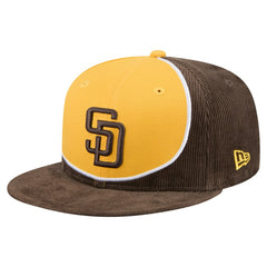 San Diego Padres New Era Retro Split Corduroy Snapback Hat | MLB Near me
