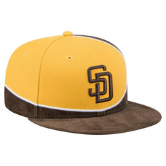 San Diego Padres New Era Retro Split Corduroy Snapback Hat | MLB Near me
