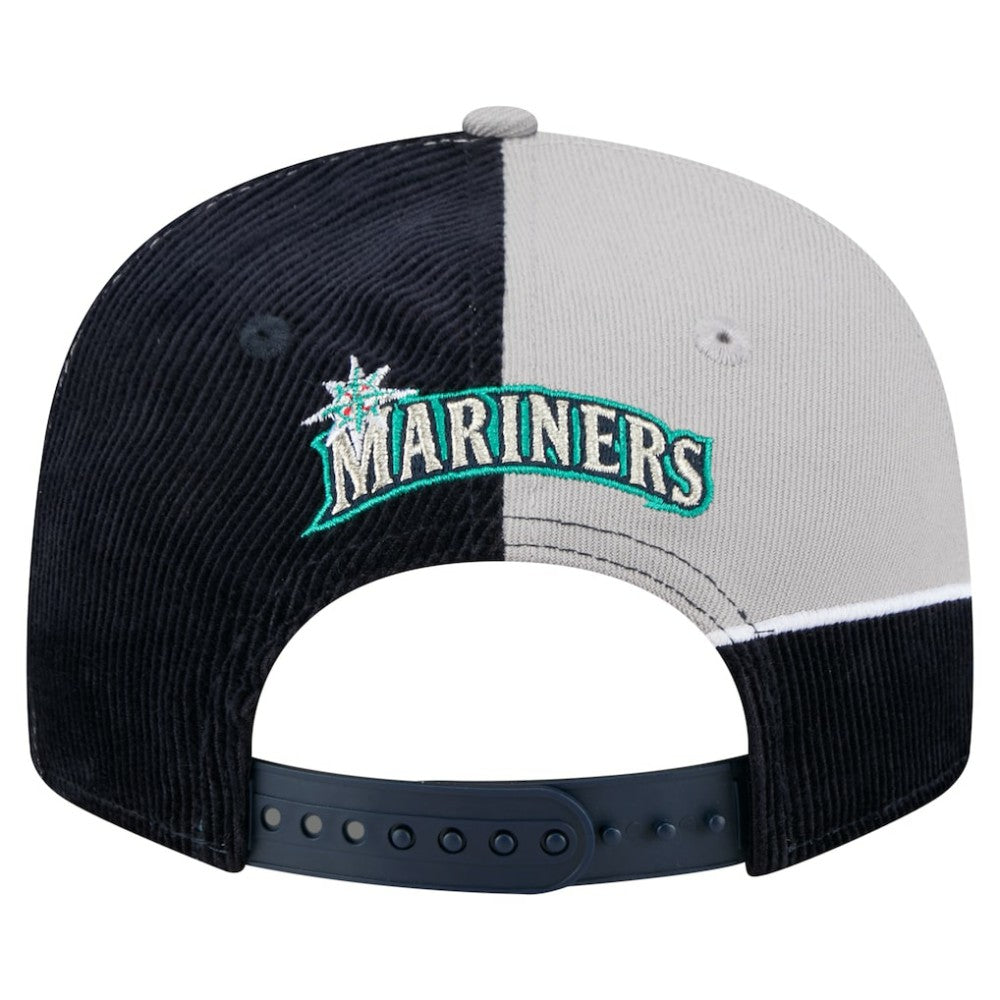 Seattle Mariners New Era Retro Split Corduroy Snapback Hat | MLB For sale