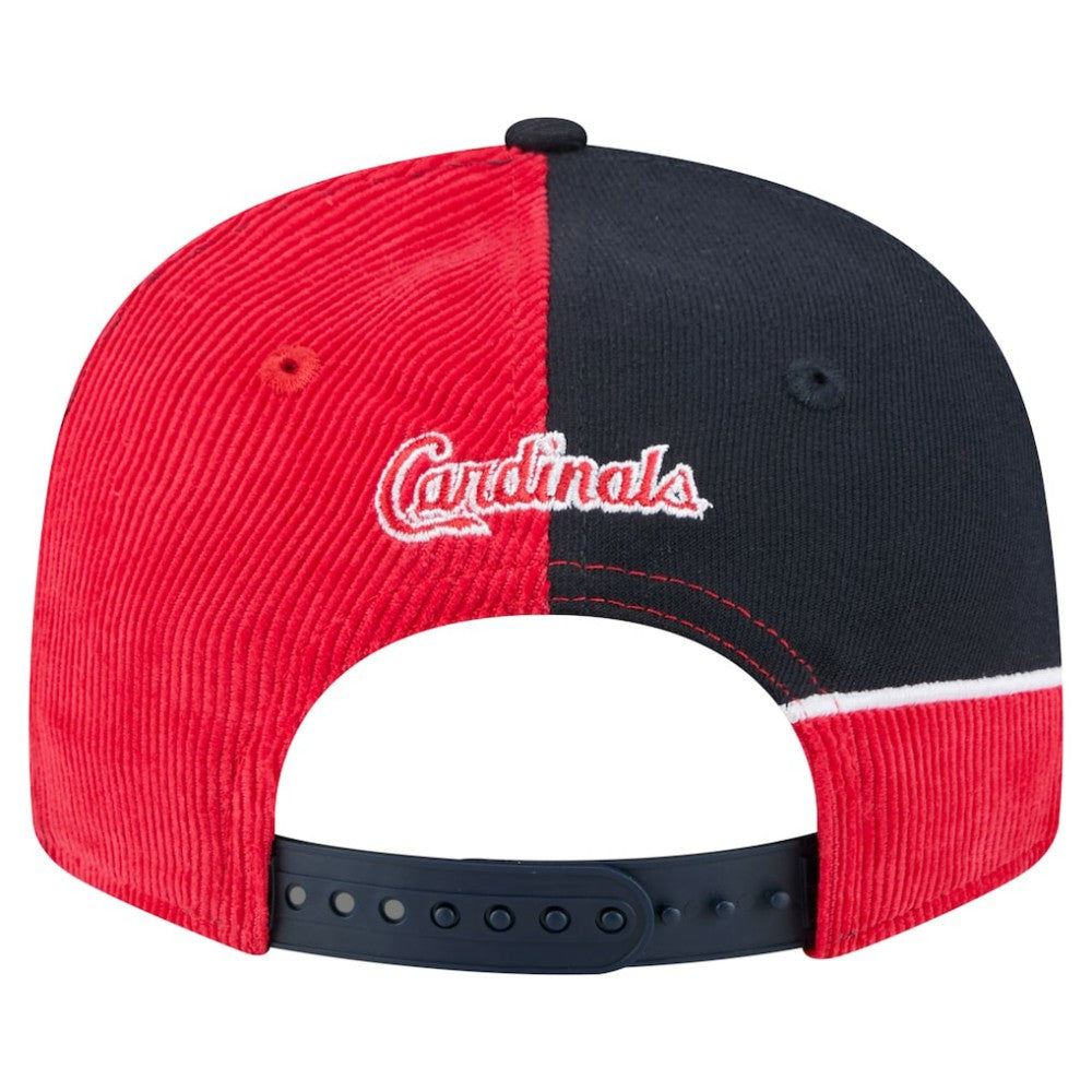 St. Louis Cardinals New Era Retro Split Corduroy Snapback Hat | MLB US