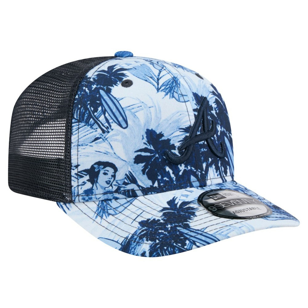 Atlanta Braves New Era Hula Trucker 9SEVENTY Adjustable Hat | MLB Outlet